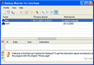 Backup Watcher for Interbase screenshot